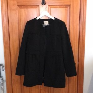 LOFT Black Dress Coat